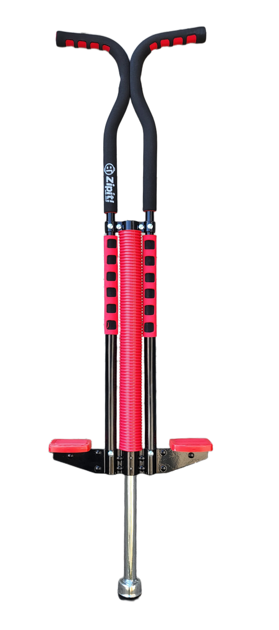 zipit pogo classic foam – black red– steel pogo stick zipit pogo classic foam – black red– steel pogo stick