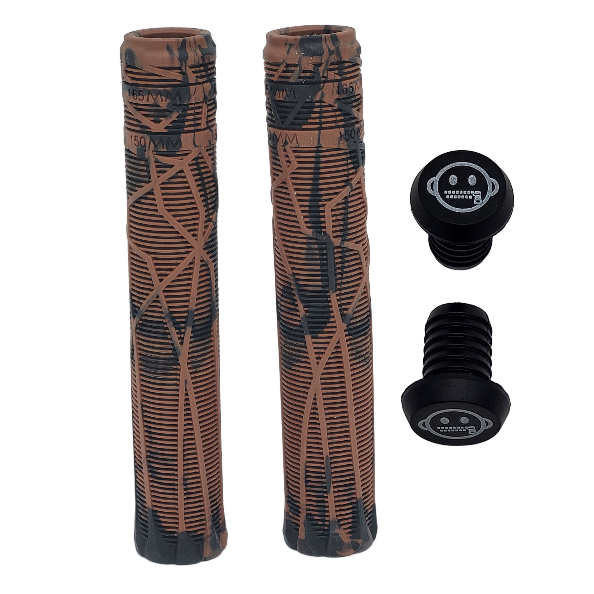 zipit almighty grips 180mm flangeless stuntstep & bmx grips – blauw (double color) – inclusief bar ends zipit almighty grips 180mm flangeless stuntstep & bmx grips – blauw (double color) – inclusief bar ends