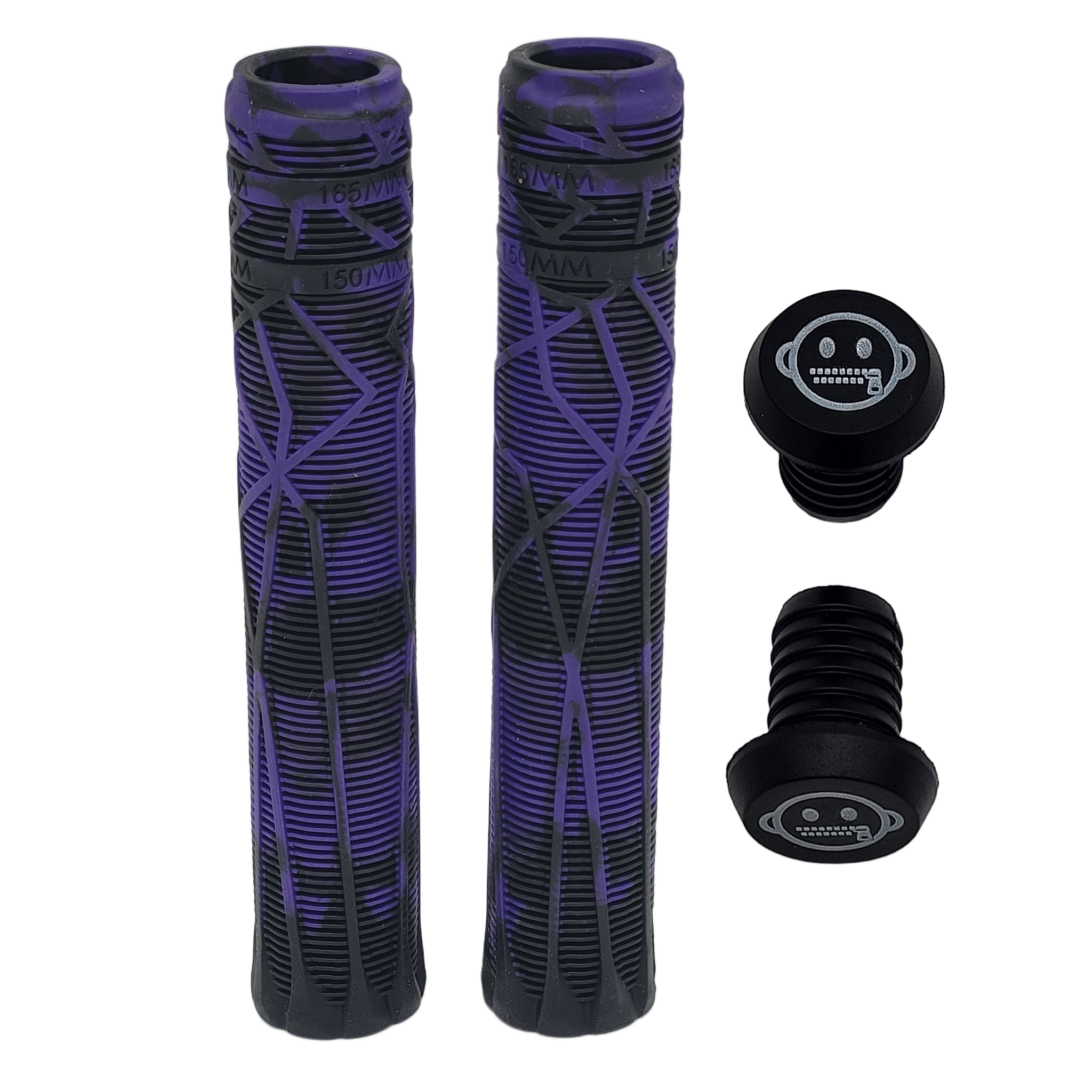 zipit almighty grips 180mm flangeless stuntstep & bmx grips – blauw (double color) – inclusief bar ends zipit almighty grips 180mm flangeless stuntstep & bmx grips – blauw (double color) – inclusief bar ends